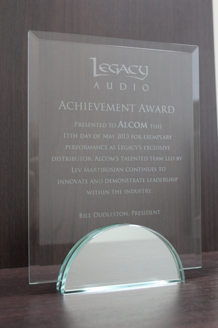Legacy Award 2013